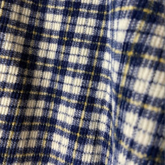 Vintage Button Down Plaid Corduroy Shacket - Picture 4 of 5